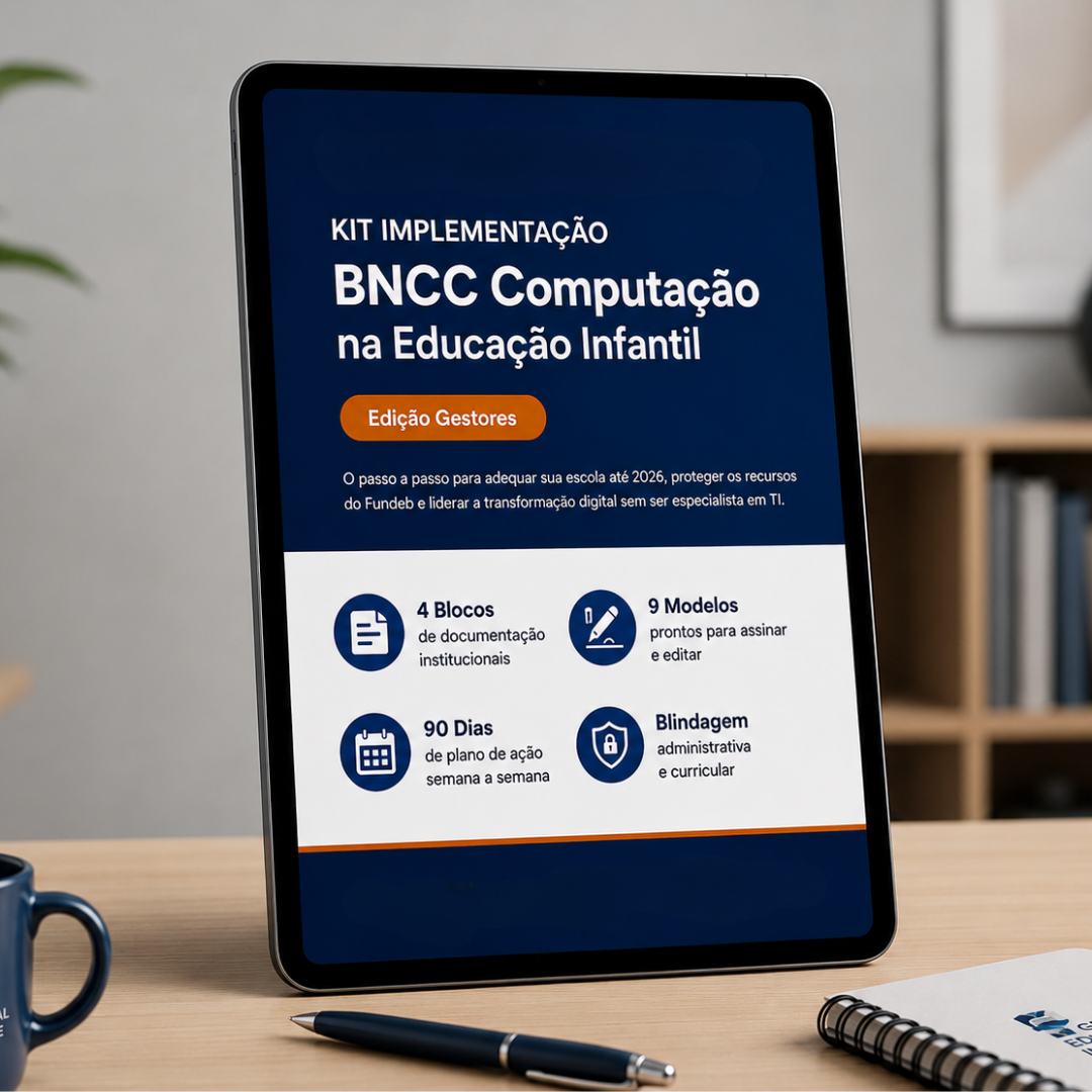 Coordenadora segurando o Kit HTPC