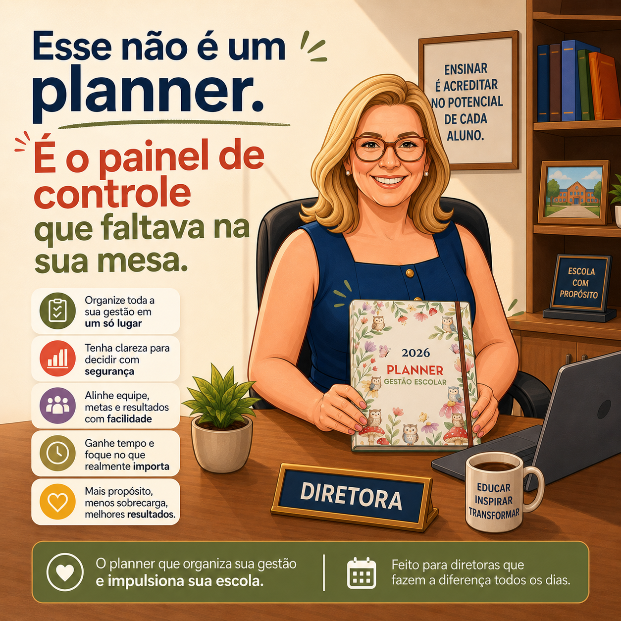 Planner de Gestão Escolar