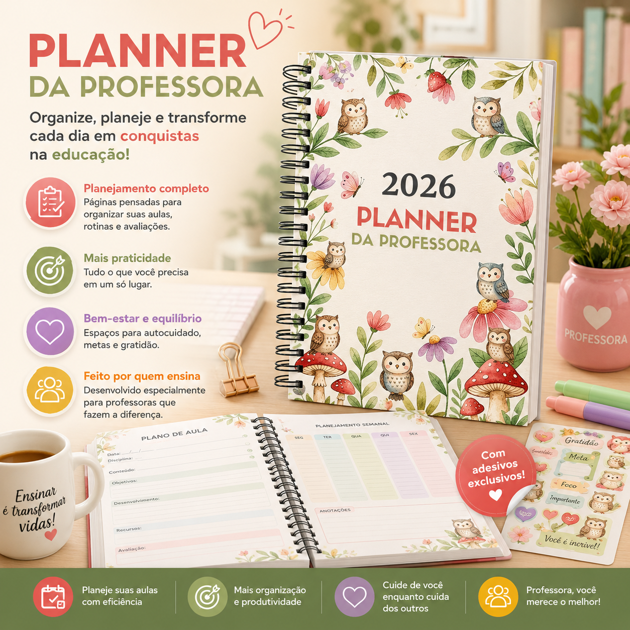 Planner da Professora 2026